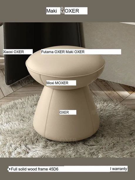 MOXER Zephyra Luxurious Swivel Makeup Stool from MOXER