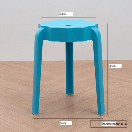 NIYE Eldridge Versatile Round Plastic Stool from NIYE