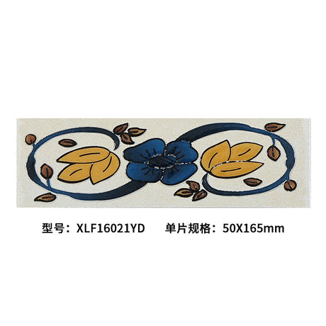 LOFTWELL Ypres Vintage Decorative Kitchen Border Tile from LOFTWELL