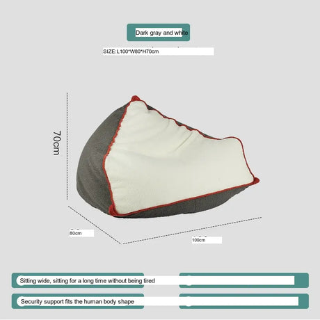 ABOUT WHITE Calypso Cozy Modern Beanbag Lounge Chair from ABOUT WHITE