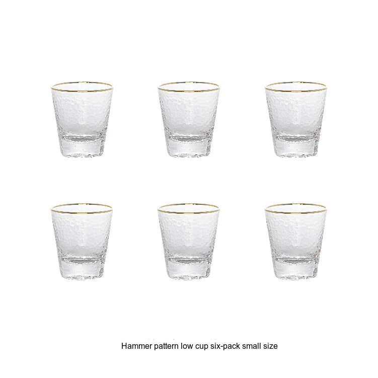 LIVETAI Adriano Elegant Golden Border Glass Cup from LIVETAI