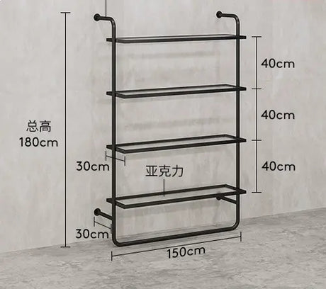 SM Vivian Stainless Steel Shoes and Clothing Stand from SM