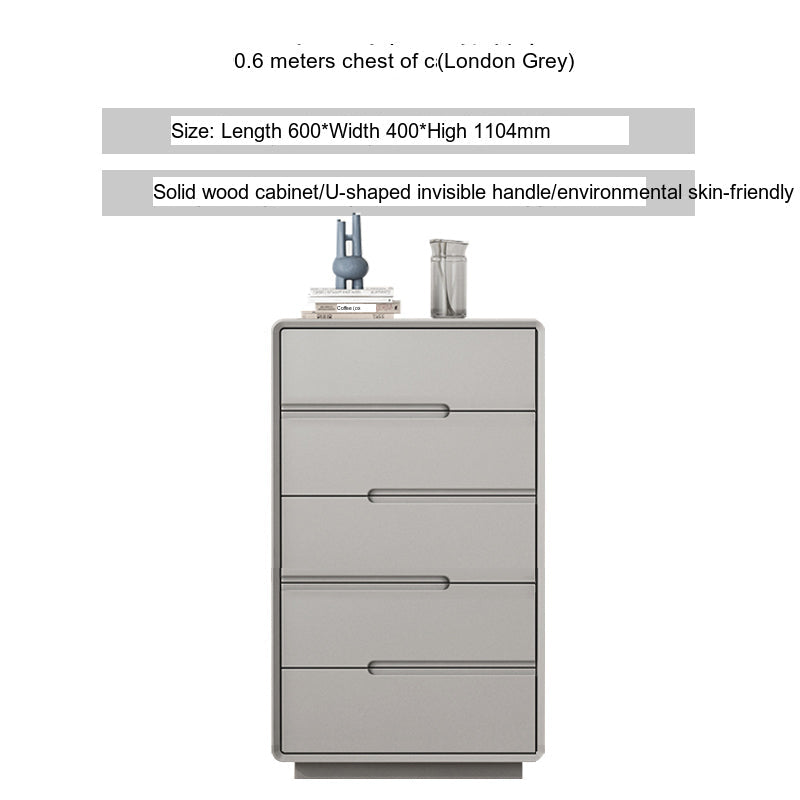 LINYUE Alaric Italian Solid Wood Eight-Drawer Storage Cabinet from LINYUE