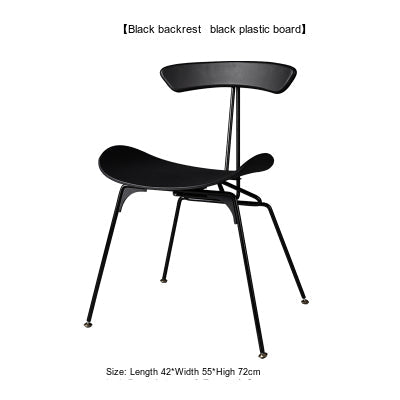 NIYE Lysander Retro Industrial Iron Dining Chair from NIYE