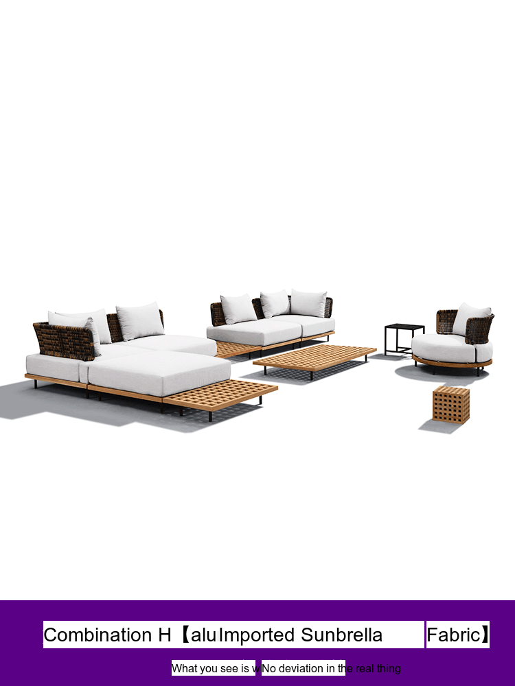 ZIYE Celestine Cozy Scandinavian Natural Sofa from ZIYE