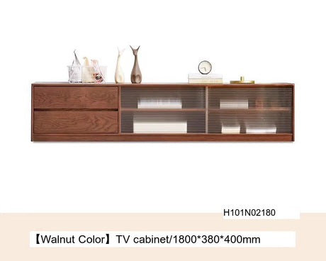 GENJI Santiago Elegant Solid Wood TV Cabinet Combo from GENJI