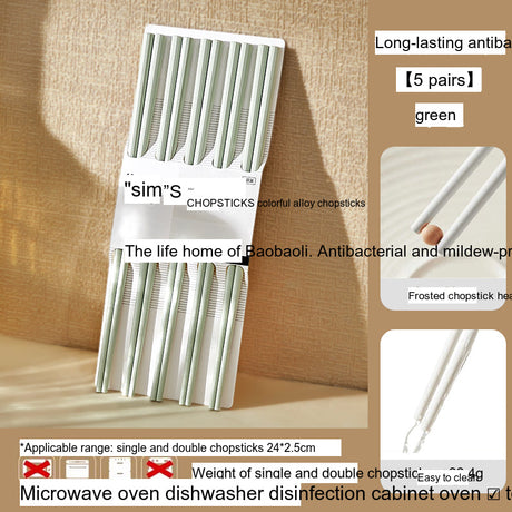 MOSE Antibacterial Metal Chopsticks Set from MOSE