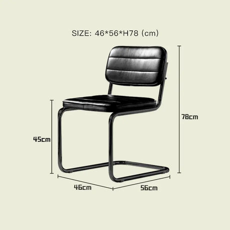 LAZYSPACE Olivia Light Luxury Leather Chair from LAZYSPACE