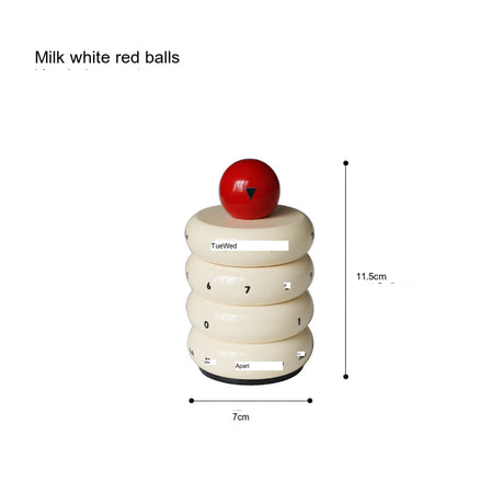 EPIUS Freya Nordic Chic Rotating Resin Desk Calendar from EPIUS