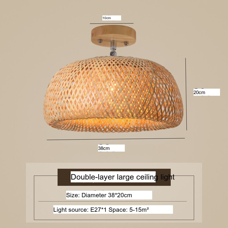 BOJI Kenji Vintage Rustic Lantern Ceiling Light from BOJI
