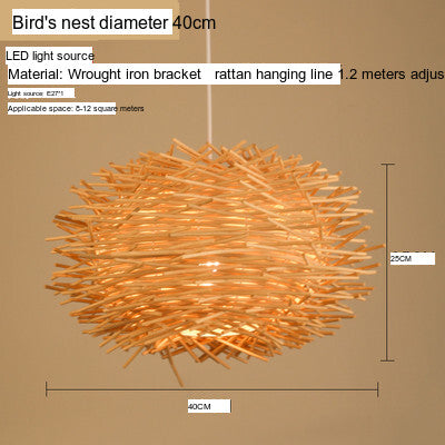 BOJI Kintaro Elegant Bamboo Chandeliers from BOJI