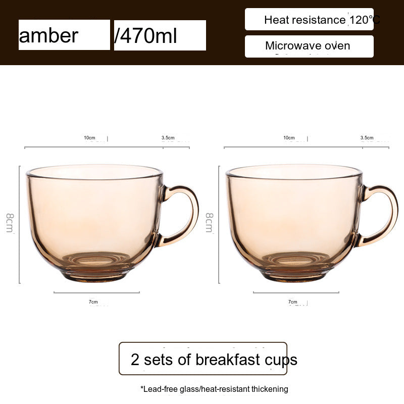 SUCO Matilda High-Temperature Transparent Glass Tea Cup from SUCO
