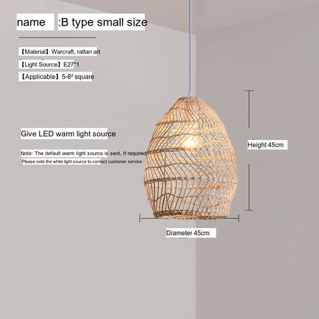 BOJI Takumi Elegant Bamboo Ceiling Lamp from BOJI