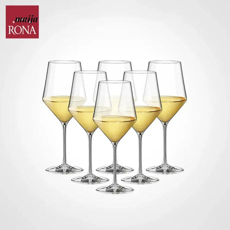 RONA Burgundy Red Wine Glass Crystal Collection from HOBBYTREE