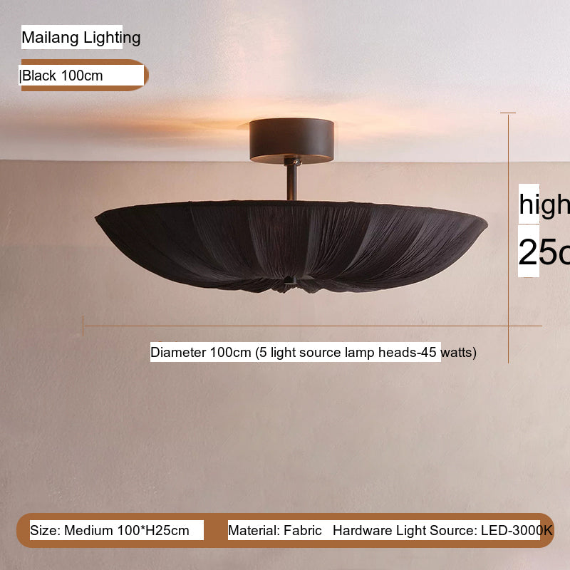 MAILANG Anorak Sleek Cream Lighting Ceiling Fixture from MAILANG