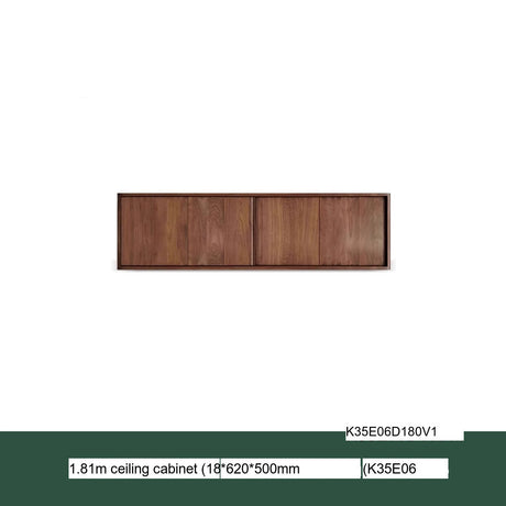 GENJI Sapporo Rustic Black Walnut Sliding Door Wardrobe from GENJI