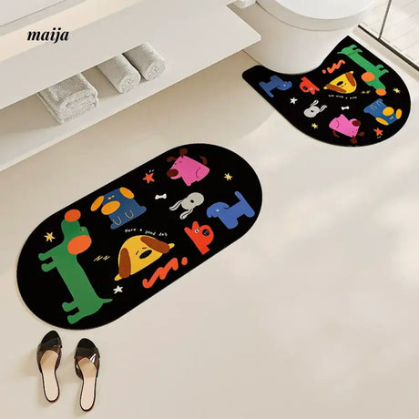 Have a Nice Day Bath Mat from maija