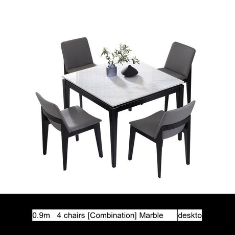 OROMA Isolde Elegant Square Marble Dining Table from OROMA
