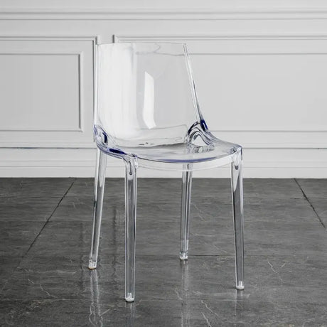 ABOUT WHITE Marisol Sleek Transparent Design High Chair from ABOUT WHITE