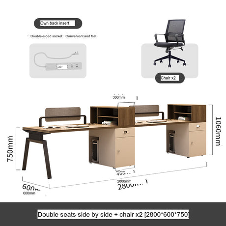 MUTINI LUCAS Sleek Modern Office Desk Set from MUTINI