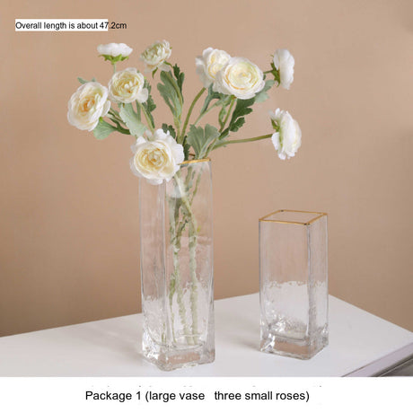 LIVETAI Isolde Majestic Hammered Design Hyper-Transparent Hydroponic Pot from LIVETAI