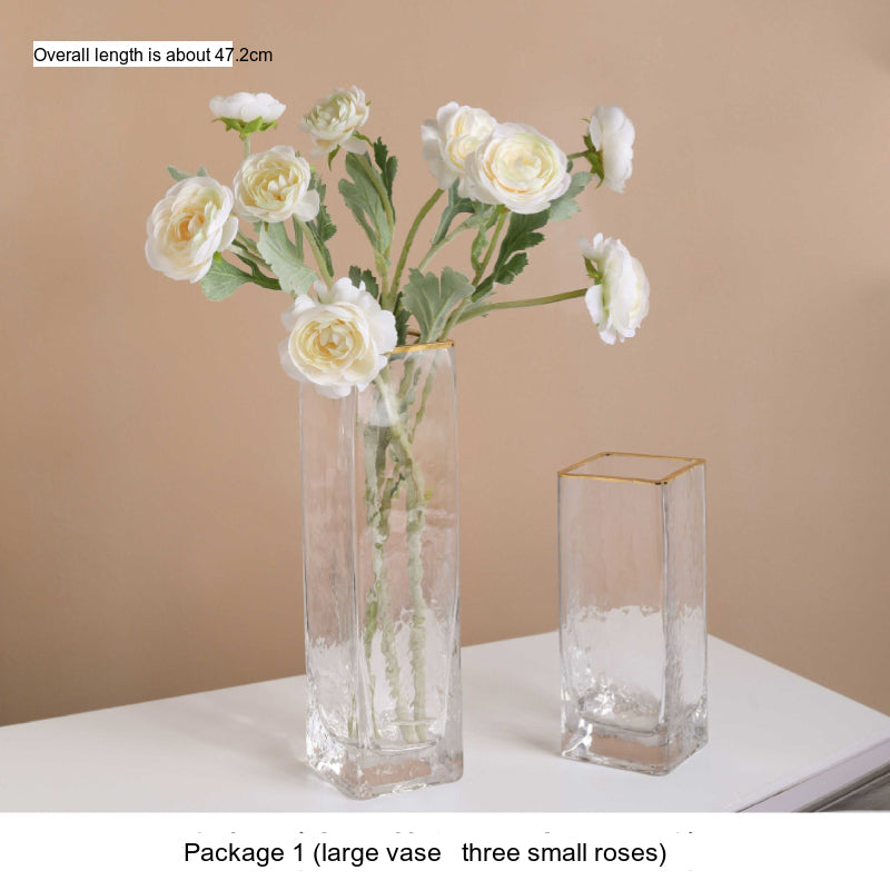 LIVETAI Isolde Majestic Hammered Design Hyper-Transparent Hydroponic Pot from LIVETAI
