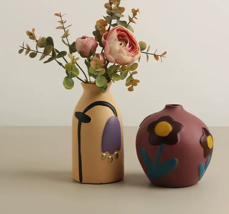 NICEMOON Theo Nordic Morandi Ceramic Vase from NICEMOON