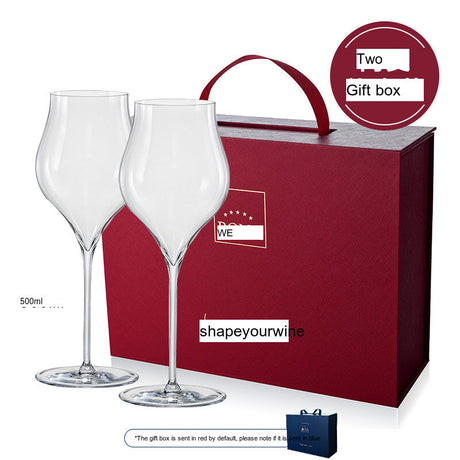 RONA Czech Burgundy Red Wine Glass from RONA