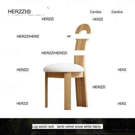 HERZZI Alaric Elegant Solid Wood Dining Chair from HERZZI