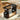 XIMIKA Sienna Luxe Rolling Coffee Table Cart from XIMIKA