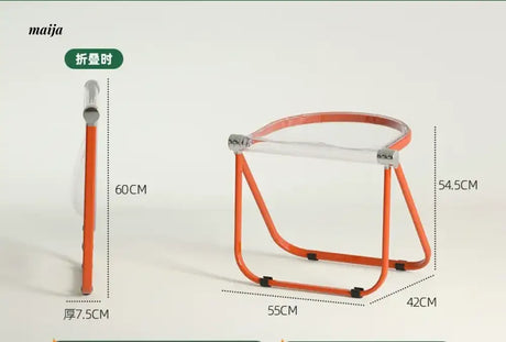 PUMPKIN BOX Foldable Acrylic Makeup Stool from PUMPKIN BOX