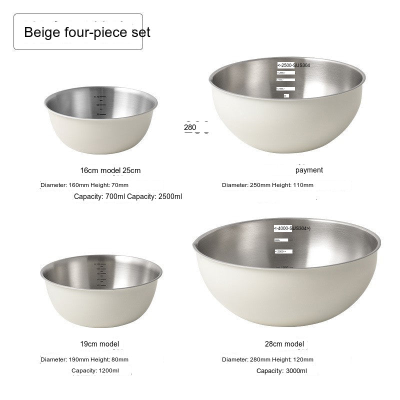 SUCO Akihiko Elegant Stainless Steel Salad Bowl from SUCO