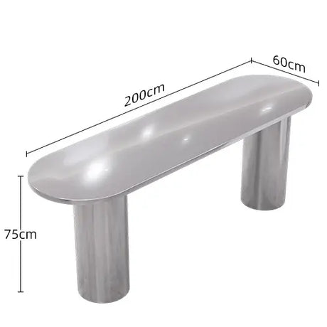 SM Lucas Rectangular Stainless Steel Clothing Stand from SM