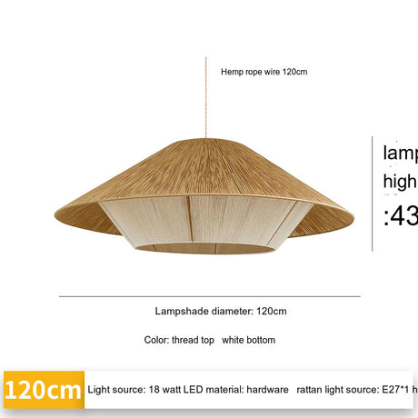 MAILANG Haruki Minimalist White Woven Ceiling Lamp. from MAILANG