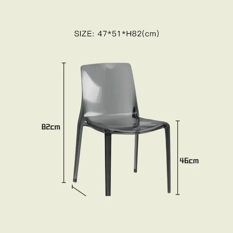 LAZYSPACE Leo Acrylic Coffee Chair from LAZYSPACE