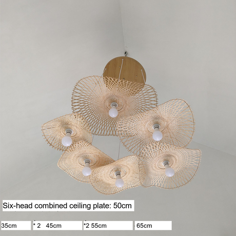 BOJI Santiago Elegant Bamboo Ceiling Lamp Living Room Light from BOJI