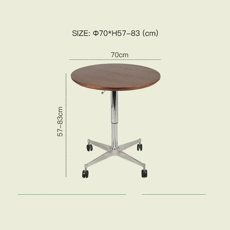 LAZYSPACE Zoey Solid Wood Lift Table from LAZYSPACE