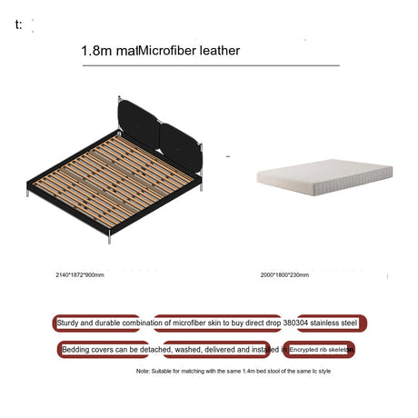 TELLS Amara Luxurious Modern Leather Bed from TELLS