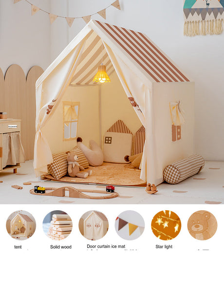 LITTLE DOVE Isidore Enchanted Castle Indoor Tent Playhouse from LITTLE DOVE