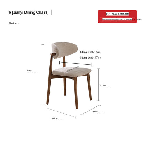 QUANMU Bromley Luxe Solid Wood Rectangular Dining Table from QUANMU