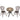 ZIYE Fujiko Elegant Wrought Iron 3-Piece Coffee Table Set from ZIYE