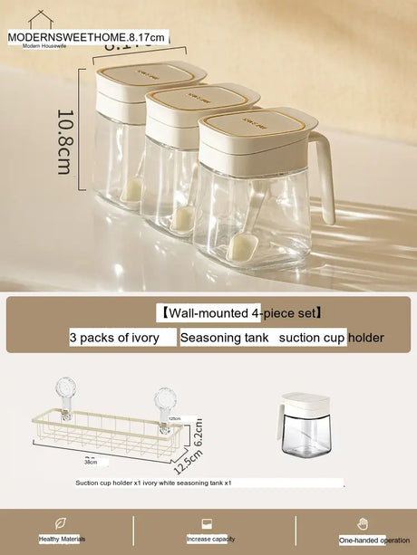 MH Valencia Sophia Elegant Kitchen Set Seasoning Pots from MH