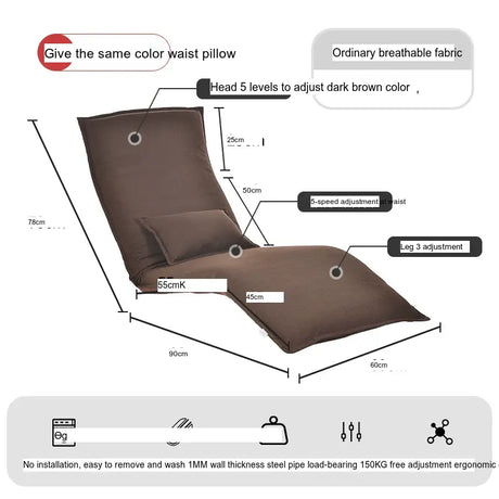 LEDONG Iskander Cozy Portable Pillow for Bedroom from LEDONG