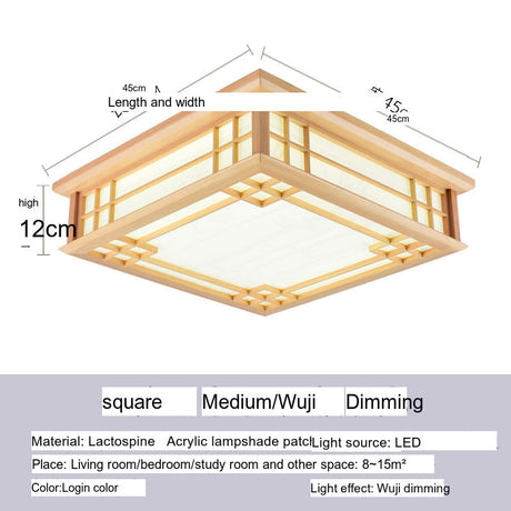 BOJI Harukaze Elegant LED Ceiling Lamp for Living Room from BOJI