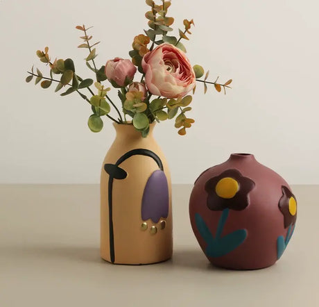 NICEMOON Theo Nordic Morandi Ceramic Vase from NICEMOON