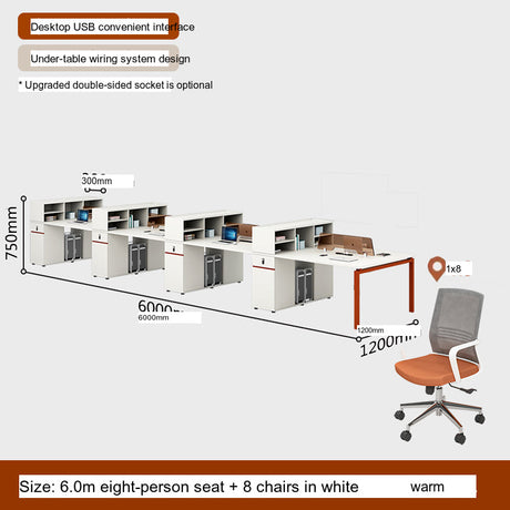 MUTINI Calypso Minimalist Ergonomic Office Desk Set from MUTINI
