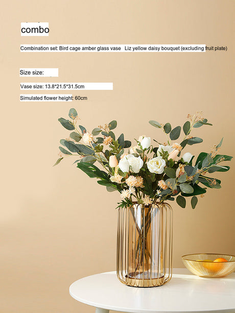 LIVETAI Athos Elegant Transparent Flowerpot Small Vase from LIVETAI