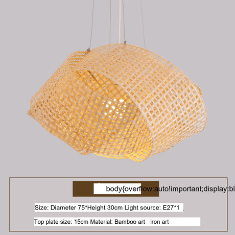 BOJI Kiyoshi Elegant Artistic Ceiling Lamp Living Room Decor from BOJI