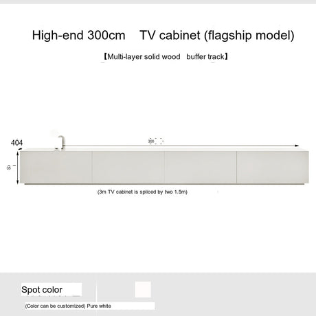 KOCU HOME Santiago Elegant Custom Solid Wood TV Cabinet from KOCU HOME