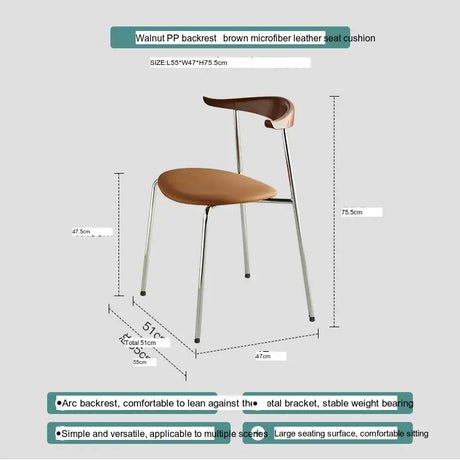 ABOUT WHITE Sapphira Elegant Retro Solid Wood Dining Chair from ABOUT WHITE